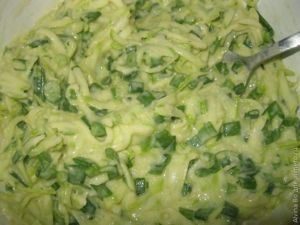 луковые оладьи