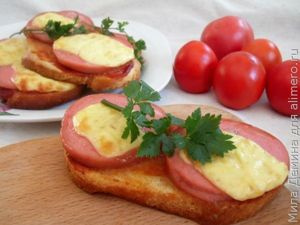 Горячие бутерброды рецепт
