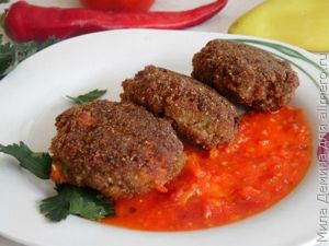 Котлеты с овощами