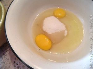 Шоколадная шарлотка