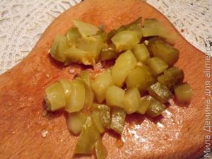 Картофель с колбасой