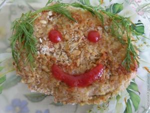 куриное филе в овсяной панировке