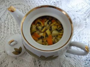 Апельсиновый чай с мятой