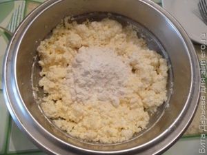 Сырники с персиками