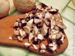 Рулет с грибами