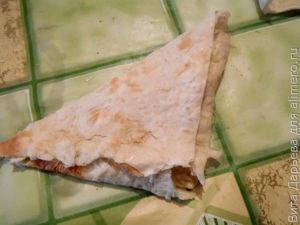 Картофельные пирожки в лаваше