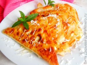 Картофельные пирожки в лаваше