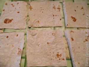 Картофельные пирожки в лаваше