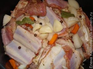 Бараньи ребрышки в мультиварке