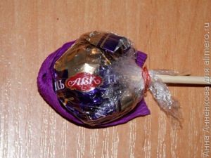 Как я делаю крокус из гофрированной бумаги