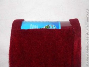 Новогодний сапожок для бутылки шампанского