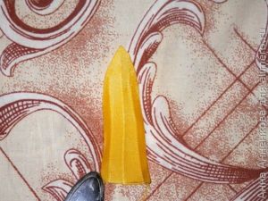 Подсолнух из атласных лент