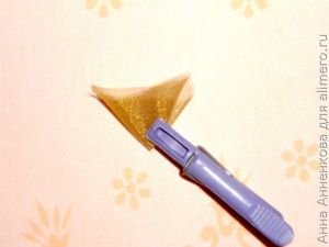 Шоколадница из гофрированной бумаги