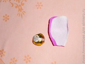 Шоколадница из гофрированной бумаги