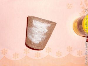 Декор торфяного горшка