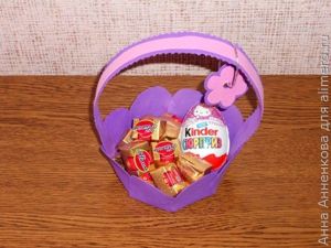 Корзинка из фоамирана