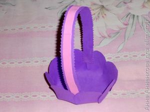 Корзинка из фоамирана