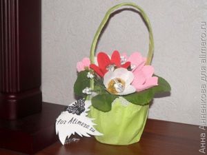 Корзинка из пластиковой бутылки