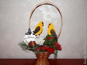 Птички из фоамирана