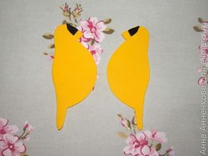 Птички из фоамирана