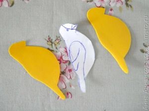 Птички из фоамирана