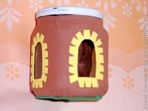 Декор банки фоамираном