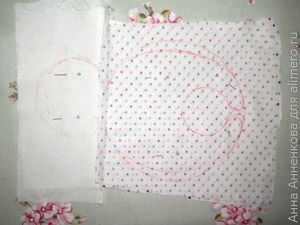 Мишка Соня из текстиля