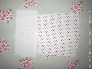 Мишка Соня из текстиля