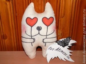 Текстильная игрушка Кот