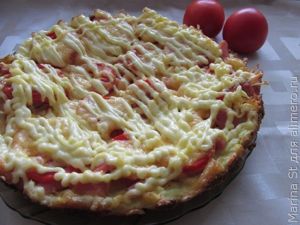 кабачковая пицца