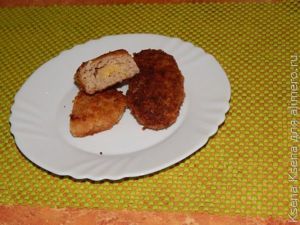 котлеты с начинкой