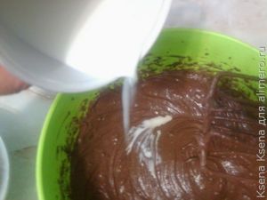 шоколадный корж для торта