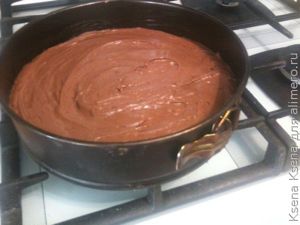 шоколадный корж для торта
