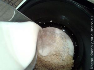 молочная каша в мультиварке