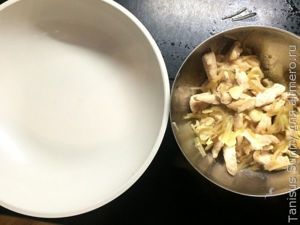 Стир фрай с курицей и фунчёзой