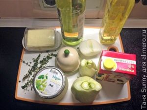Лосось со сливочным соусом из фенхеля