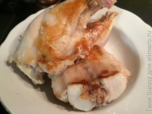 Рагу из кролика в сметане