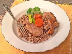 Рагу из кролика в сметане