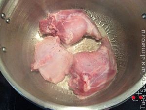 Рагу из кролика в сметане
