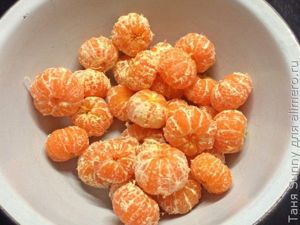 Желе из мандаринов