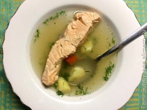 Уха из красной рыбы в скороварке