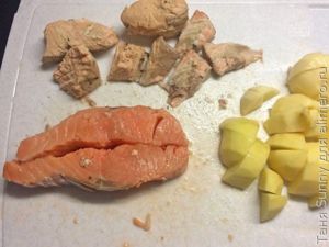 Уха из красной рыбы в скороварке