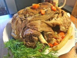 Варёная буженина, альтернатива колбасе