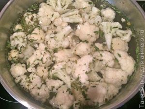 Запеканка Бабушки Стаси из цветной капусты