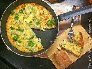 Запеканка Бабушки Стаси из цветной капусты