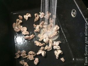 Жаркое из куриных потрошков
