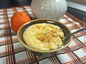 Пшенная каша с тыквой
