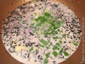 Паста с кальмарами в сливочном соусе