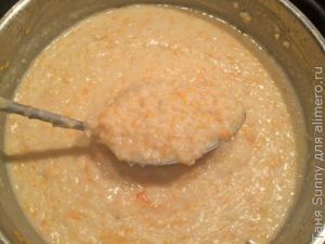 Пшенная каша с тыквой