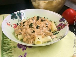 Веганский рецепт пасты строганов